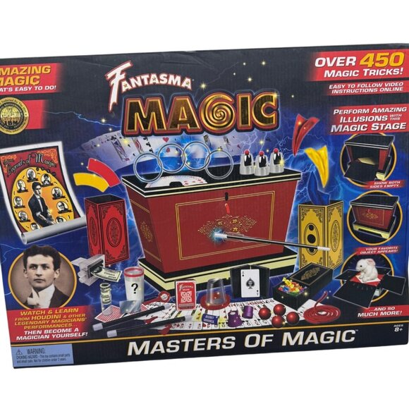 Fantasma Magic Masters Of Magic Set 450 Tricks Includes Magic Stage & Accessorie - Picture 1 of 14